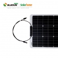 Bluesun panel solar fleksibel terbaik 50w 80w 160w ETFE panel mono solar fleksibel
