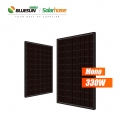 Bluesun solar 330w panel solar mono hitam 330watt 330w panel monohablur suria