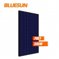 Panel Suria Polihablur Bluesun PV Modul 345W 345Watt 345 W Panel Suria Hitam Untuk Rumah