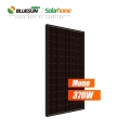 Panel Bluesun Solar Monocrystalline Bingkai Hitam Penuh 370Watt 370Wp 370 W Modul PV