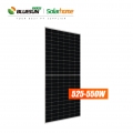 Bluesun panel solar monohablur berprestasi tinggi 540w 530w panel solar 550w separuh potong panel solar 540w