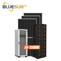 Bluesun 30KW 50KW 100KW 150KW Sistem Panel Suria Hibrid Sistem Penyimpanan Tenaga Bateri Dengan Standard AS/NZS 4777.2
