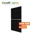 Bluesun HJT Solar Cell 470Watt Double Glass Panel Solar Solar 470W 475W Dwimuka Separuh Sel HJT Panel Solar