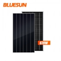 Bluesun TUV Certified Solar Kayap 670Watt Modul Solar Kaca Berganda 670W Panel Suria Dwimuka 670 Watt