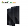 bluesun 54-sel bingkai hitam 425watt panel solar 182mm sel solar panel solar 425W modul PV
