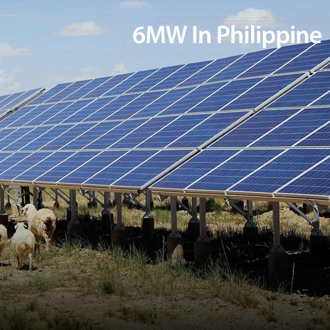Kilang kuasa solar 6mw di philippine