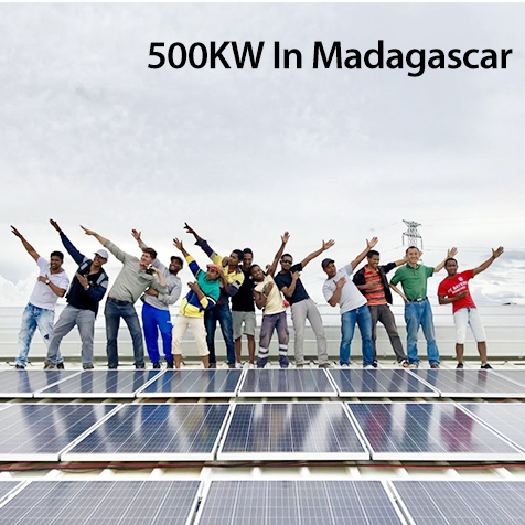 500kw sistem solar grid di madagascar