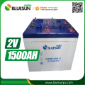 Bateri Suria 2V 1500AH boleh dicas semula untuk Panel Suria