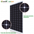 Panel suria dwimuka Bluesun panel solar monohablur kaca berkembar panel bipv kecekapan tinggi 390w