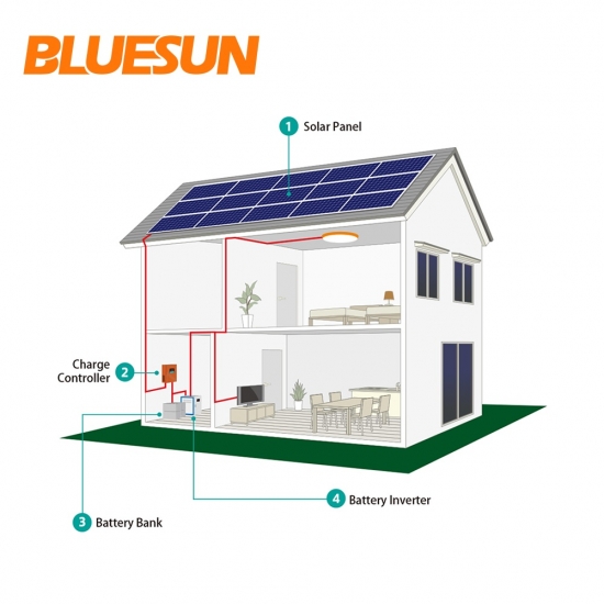35KW off-grid solar power system 35000w solar system with battery
