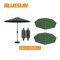 Bluesun Outdoor Warmart Solar Powered Umbrella Cardless Parasol String Lights Beach Solar Lights Payung