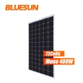 Bluesun 30 tahun jaminan panel solar dwimuka mono 380w 390w 400w 72sel modul solar