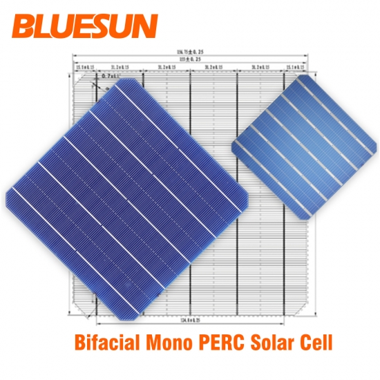German technology 22% Efficiency Solar Cells Bificial PERC Solar Cell For Solar Panel
