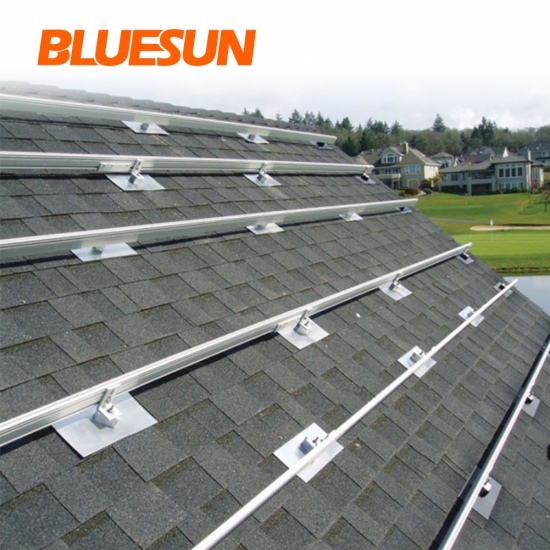 Aluminium Alloy Pitched Roof Solar Panel Mounting Structure Systems