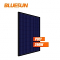 Pembekal Bluesun PV Panel Suria 60 Sel 290Wp Modul Suria Silikon Polihablur Hitam Penuh 290Watt 290W