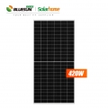 Bluesun Rendah LCOE Mono Separuh Solar Sel 420w Perc PV Modul 420Watt Panel Solares
