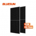 Bluesun Rendah LCOE Mono Separuh Solar Sel 420w Perc PV Modul 420Watt Panel Solares