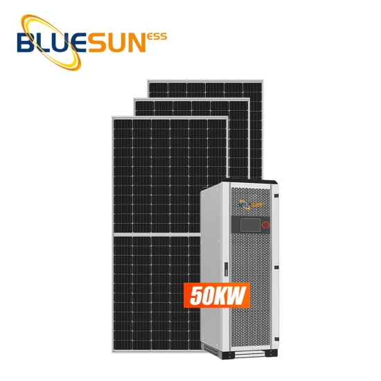 Bluesun energy storage system 50kw commercial solar system 50kva 50 kw hybrid solar system