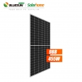 Panel solar 455W stok Amerika Syarikat 455watt separuh potong 144 sel panel solar mono perc dengan teknologi terkini