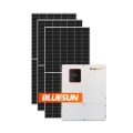 bluesun solar 5KW 8KW 10KW12KW sistem storan tenaga bateri litium hibrid dinding kuasa solar untuk kegunaan kediaman
