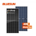 Bluesun UL Certificate Bifacial Solar Panel BSM460M-72HBD MBB Technology 460W Dual Glass Panel Solar Dalam Stok AS
