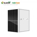 Perkhidmatan Pintu Ke Pintu Bluesun Stok EU 182mm 550watt panel pv solar
