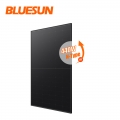 Bluesun kecekapan tinggi semua panel solar pv hitam 440watt jet n-jenis 450w harga panel solar kayap mono