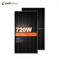 Penjual panel solar dwimuka Bluesun panel solar costo 700w 720w panel solar untuk elektrik rumah
    