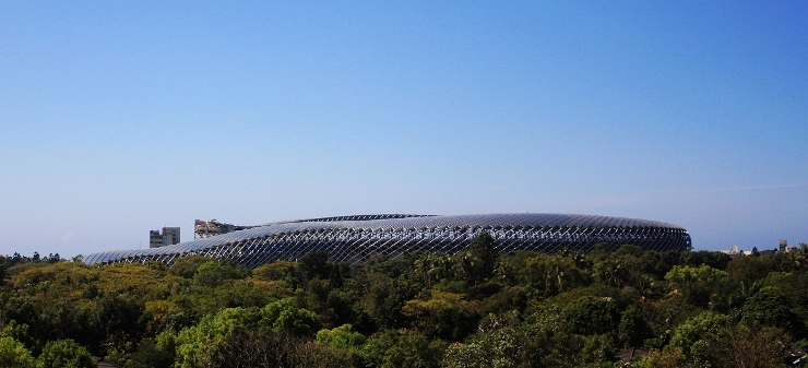 taiwan solar powered stadium