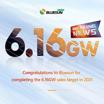 Tahniah！Blusun melengkapkan Kapasiti Penghantaran 6.16GW