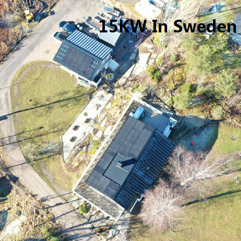 Sistem Suria 15KW Bluesun Di Sweden
