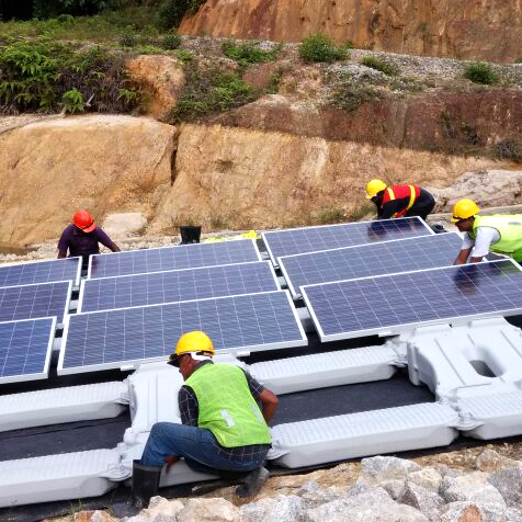 270Kw terapung kilang solar di Malaysia