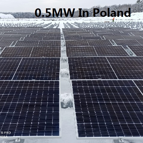  Bluesun 0.5MW Terapung Loji kuasa solar di Poland
