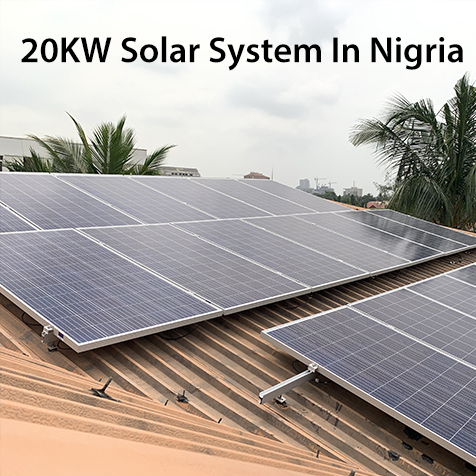 sistem solar kediaman bluesun 20kw di nigeria