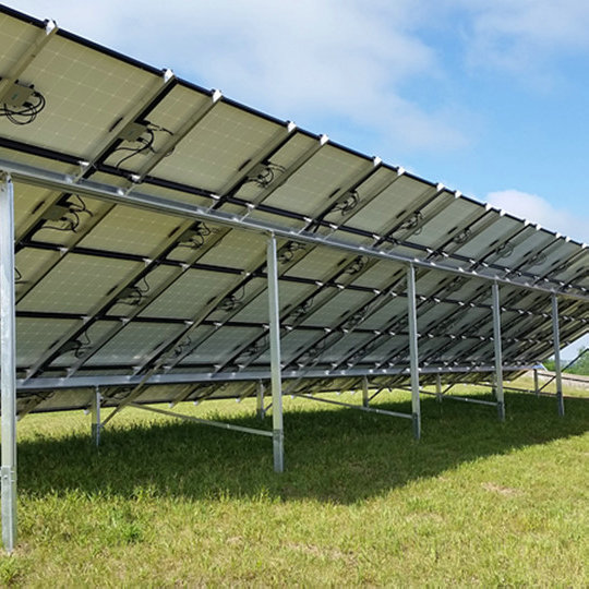 20kw pada sistem solar grid di kanada untuk kegunaan komersil