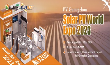 Selamat datang untuk melawat gerai Bluesun di Solar PV World Expo 2023 (PV Guangzhou)