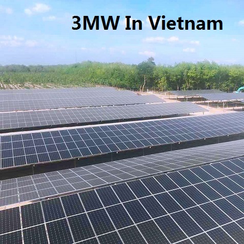 bluesun 3mw solar plant in vietnam