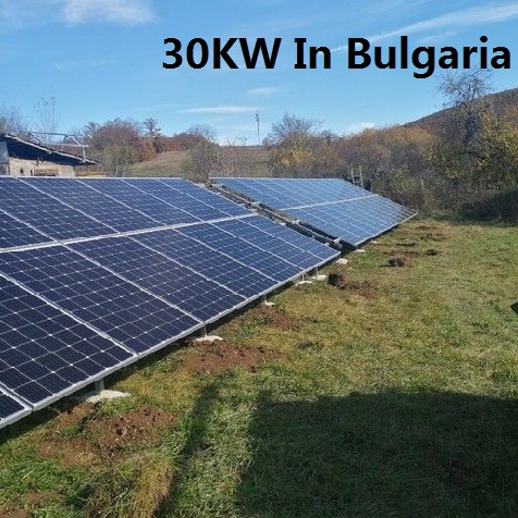  Bluesun 30KW sistem suria di bulgaria